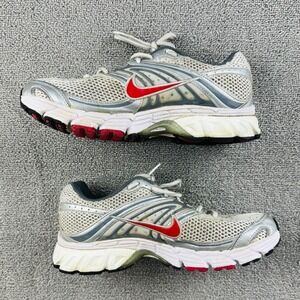 Nike Sneakers Women 7.5 Gray Red Air‎ Max Moto 6 324492-162 Swoosh Streetwear